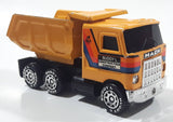 Vintage 1980 Buddy L Construction Company Mack Dump Truck Pressed Steel and Plastic Toy Car Vehicle Made in Macau