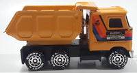 Vintage 1980 Buddy L Construction Company Mack Dump Truck Pressed Steel and Plastic Toy Car Vehicle Made in Macau