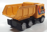 Vintage 1980 Buddy L Construction Company Mack Dump Truck Pressed Steel and Plastic Toy Car Vehicle Made in Macau