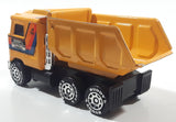 Vintage 1980 Buddy L Construction Company Mack Dump Truck Pressed Steel and Plastic Toy Car Vehicle Made in Macau