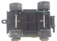 Vintage 1987 Remco 4x4 Pickup Truck Autolite Light Teal Green Pressed Steel and Plastic Toy Car Vehicle