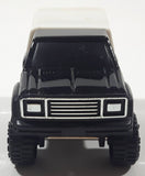 Vintage 1984 Buddy L Pickup Truck with Cap #3 Police S.W.A.T. Black and White Pressed Steel and Plastic Toy Car Vehicle