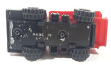 Rare Vintage KY Kai Yip Steel Roder Shell Tank Tanker Fuel Truck Red and White Pressed Steel and Plastic Toy Car Vehicle