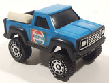 Vintage 1984 Buddy L Pickup Truck Blue and White Pressed Steel and Plastic Toy Car Vehicle Made in Hong Kong