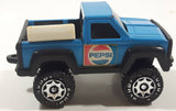 Vintage 1984 Buddy L Pickup Truck Blue and White Pressed Steel and Plastic Toy Car Vehicle Made in Hong Kong