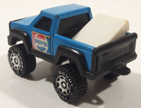 Vintage 1984 Buddy L Pickup Truck Blue and White Pressed Steel and Plastic Toy Car Vehicle Made in Hong Kong