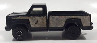 Rare Vintage 1980s Tonka Pickup Truck Flamingo Black Pressed Steel and Plastic Toy Car Vehicle Made in Mexico