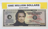 Johnny Cash 'The Man In Black' 1,000,000 United States of America Novelty Paper Cash Money Note Token