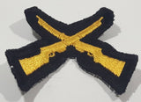 Vintage RCMP GRC Crossed Rifles Gun Fabric Shoulder Patch Insignia