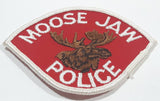 Vintage Moose Jaw Police Fabric Shoulder Patch Insignia Saskatchewan