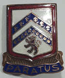 Vintage US Military Army Paratus Metal and Enamel Pin Badge Insignia