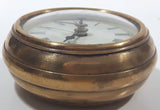 Bredford & Jones 717 Park Avenue New York, NY Glass Face Heavy Brass Large Over Sized Pocket Watch 3 3/4"