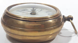 Bredford & Jones 717 Park Avenue New York, NY Glass Face Heavy Brass Large Over Sized Pocket Watch 3 3/4"