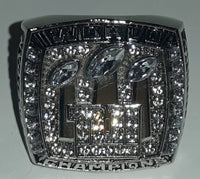 2008 NFL Football Super Bowl XLII Arizona World Champions New York Giants Eli Manning #10 Replica Ring