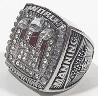 2008 NFL Football Super Bowl XLII Arizona World Champions New York Giants Eli Manning #10 Replica Ring