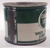 Vintage Quaker State Wheel Bearing Lubricant Net Weight One Pound Metal Can No Lid