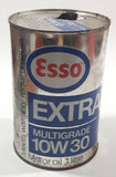 Vintage Esso Multigrade 10w30 Motor Oil 1 Litre Metal Can