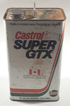 Vintage Castrol Super GTX 20W-50 Motor Oil One Imperial Gallon 4.55 Litres Metal Can