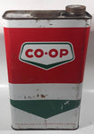 Vintage Federated Co-Operatives Limited Co-op Motor Oil One Imperial Gallon Metal Can