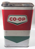 Vintage Federated Co-Operatives Limited Co-op Motor Oil One Imperial Gallon Metal Can
