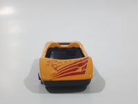 Unknown Brand "Racing" Yellow Die Cast Toy Car Vehicle