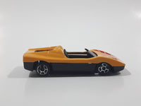 Unknown Brand "Racing" Yellow Die Cast Toy Car Vehicle