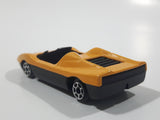 Unknown Brand "Racing" Yellow Die Cast Toy Car Vehicle