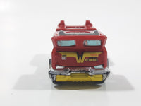 2011 Hot Wheels HW City Works 5 Alarm Fire Engine Ladder Truck Red Die Cast Toy Car Emergency Rescue Vehicle