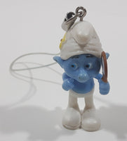 Peyo Allstar Smurfs Vanity Character 1 3/4" Tall Toy PVC Hanging Ornament