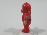 Red Ninja Character 1 3/4" Tall Toy Figure