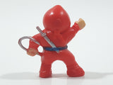 Red Ninja Character 1 3/4" Tall Toy Figure