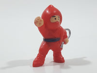 Red Ninja Character 1 3/4" Tall Toy Figure