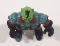 2001 Imaginext Goblin's Dungeon Goblin Green Face Blue and Red Clothing Character 2" Tall Toy Figure