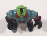 2001 Imaginext Goblin's Dungeon Goblin Green Face Blue and Red Clothing Character 2" Tall Toy Figure