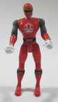 2002 Bandai Power Rangers Red Ranger 5 1/2" Tall Toy Figure