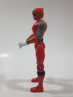 2002 Bandai Power Rangers Red Ranger 5 1/2" Tall Toy Figure