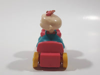 1998 Burger King Rugrats Phil and Lil Character on Bicycle 4" Long Plastic Toy Figure