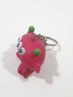 Oriental Trading Nanton 1015 Pink 3 Eyed Monster Character Squishy Rubber 1 3/8" Tall Key Chain