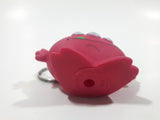 Oriental Trading Nanton 1015 Pink 3 Eyed Monster Character Squishy Rubber 1 3/8" Tall Key Chain