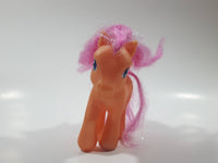 2002 Hasbro My Little Pony Sparkleworks Orange 4 1/2" Tall Toy Figure