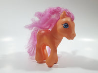 2002 Hasbro My Little Pony Sparkleworks Orange 4 1/2" Tall Toy Figure