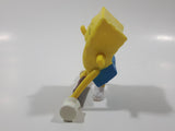 2012 McDonald's SpongeBob SquarePants Weightlifter 3 1/4" Tall Wind Up Toy Figure