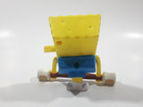 2012 McDonald's SpongeBob SquarePants Weightlifter 3 1/4" Tall Wind Up Toy Figure