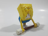 2012 McDonald's SpongeBob SquarePants Weightlifter 3 1/4" Tall Wind Up Toy Figure