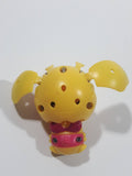 SML Spin Master Zoobles Yellow and Pink Bug Transforming Ball Small 1 1/4" Diameter Plastic Toy