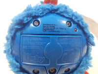 2012 Hasbro Furby Party Rockers Blue Character with Red Horns Animatronic Battery Operated Interactive 3 1/2" Tall Talking Pet Toy