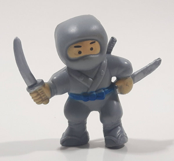 Grey Ninja Character 1 3/4" Tall Toy Figure