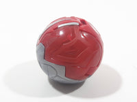 2011 McDonald's SML Spin Master Bakugan Mechtanium Surge Bolcanon Red and Grey Transforming Ball Small 1 3/4" Diameter Plastic Toy