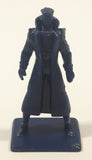 Dark Blue 2 1/4" Tall Hard Plastic Toy Figure