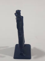 Dark Blue 2 1/4" Tall Hard Plastic Toy Figure